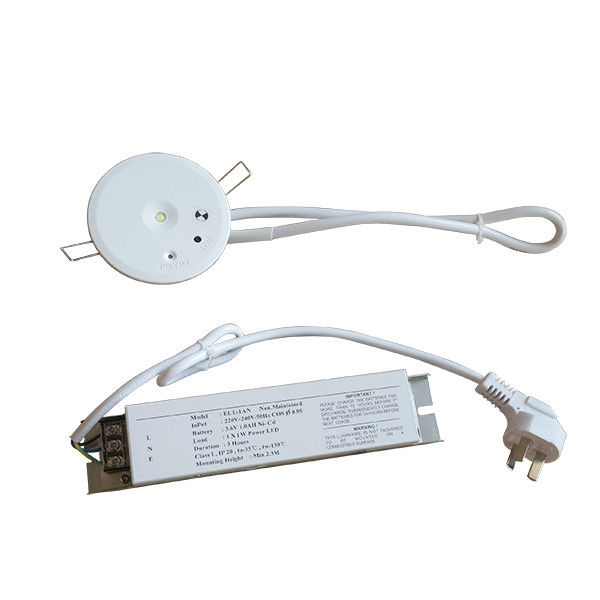 商用天井 収納式 再充電可能 LED 非常用灯 蓄電池付き 3W SMD 白色 Ni-Mh 電池