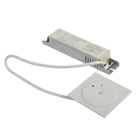 110V 220V IP20 屋内天井埋込型バッテリーバックアップ付き非常灯 3W SMD 白色LED
