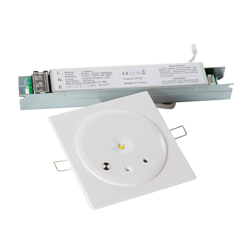 3 時間 LED 非常用灯 3W SMD 白色 LED 屋根 収納 設置