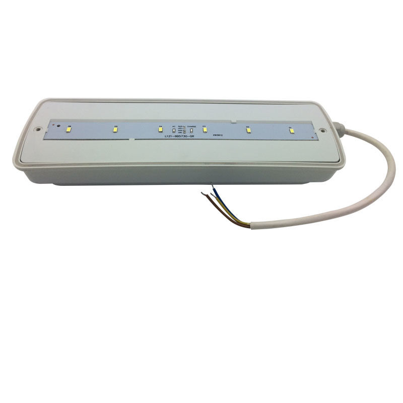 bulkhead 防水非常灯 充電式 IP65 プラスチック Ni-Cd バッテリーバックアップ 3 時間 L116N-E