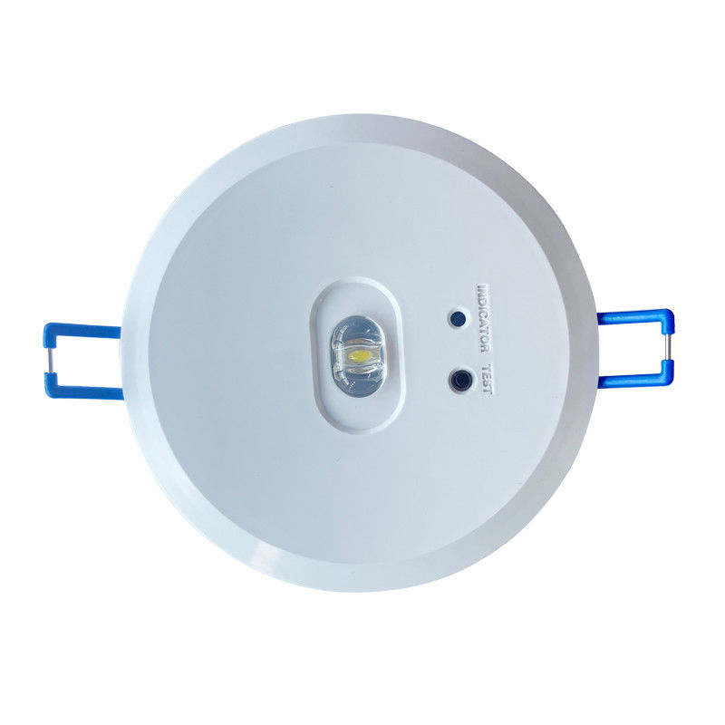 バッテリーバックアップ付き非保守型商業用埋め込み型天井緊急灯 COB LED リチウムイオンバッテリー スチール筐体 L118N