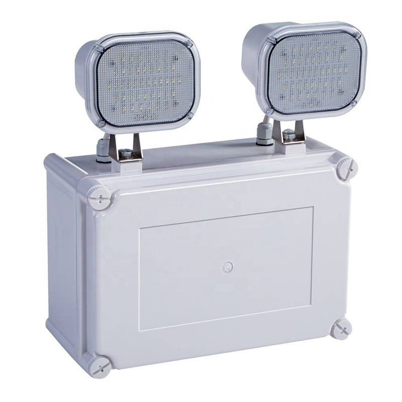 高ルメン 2x6W LEDツインスポット 非常用灯 3年保証 50000時間 寿命