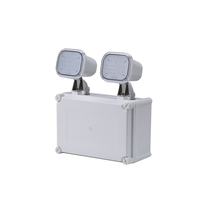 高ルメン 2x6W LEDツインスポット 非常用灯 3年保証 50000時間 寿命