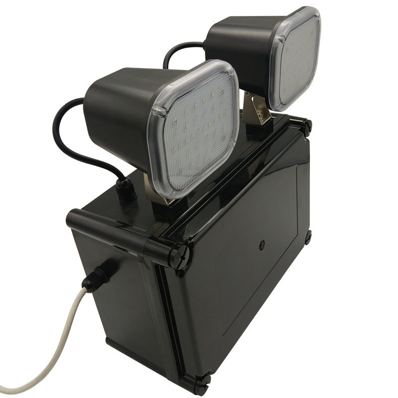 220V 入力 2x6W ツインスポット LED 非常用灯 3年保証 50000時間 寿命