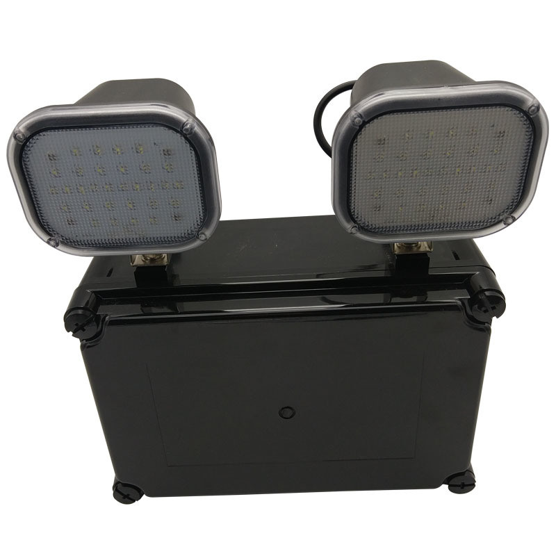 220V 入力 2x6W ツインスポット LED 非常用灯 3年保証 50000時間 寿命