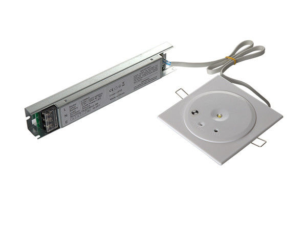 エネルギー節約 IP20 商用天井 蓄電池付き緊急用灯 3W SMD 白