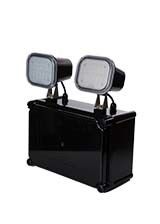 IP65防水 2X4W ツインスポット非常灯 3年保証付き ツインヘッドLED非常灯