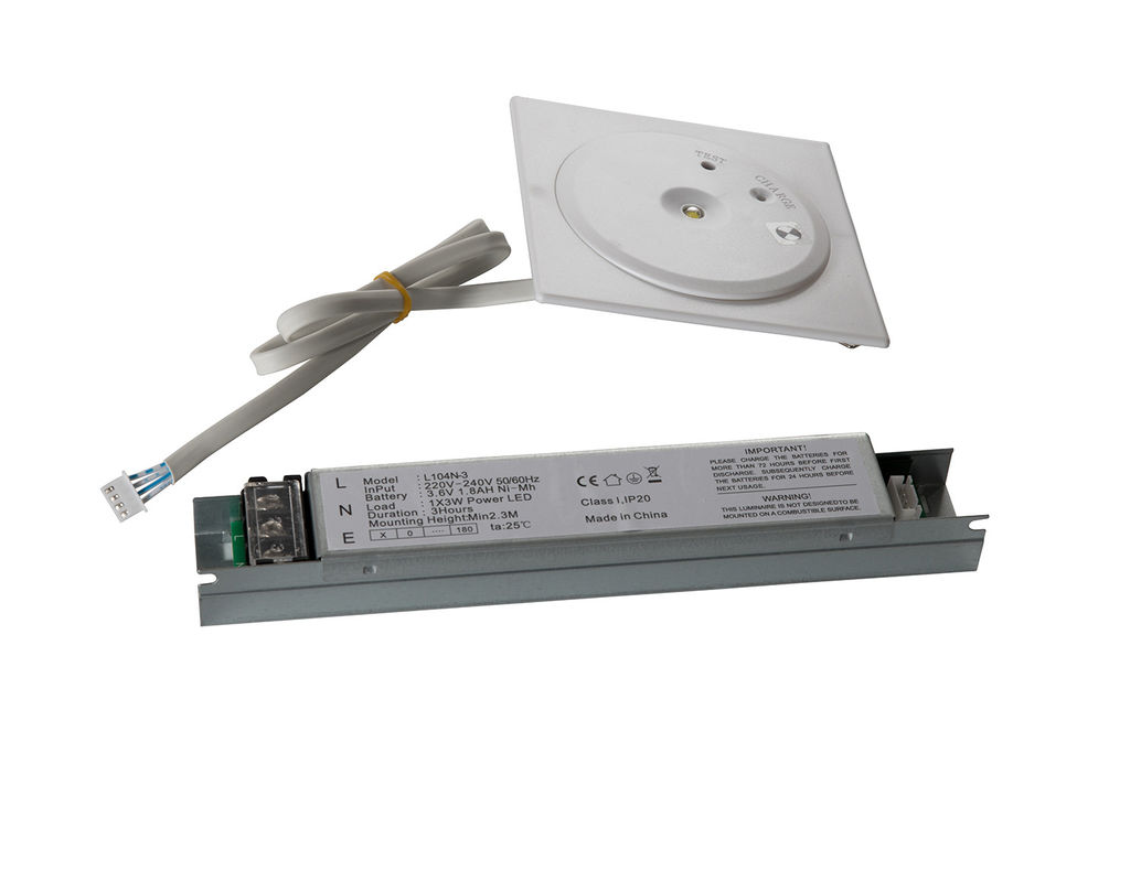 維持されていないIP20LED 収納された天井緊急用灯 蓄電池備用 防災出口サイン 220V L104N-3