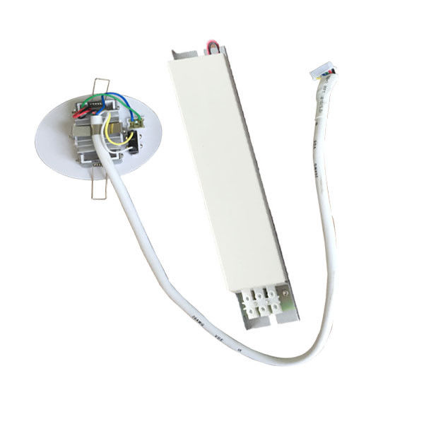 ホワイト 1W SMD LED 埋め込み型非常灯 220V 業務用建物 IP20 バッテリーバックアップ付き