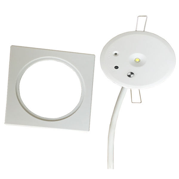 1W SMD 白色LED吸顶嵌入式商业建筑自检应急灯 IP20