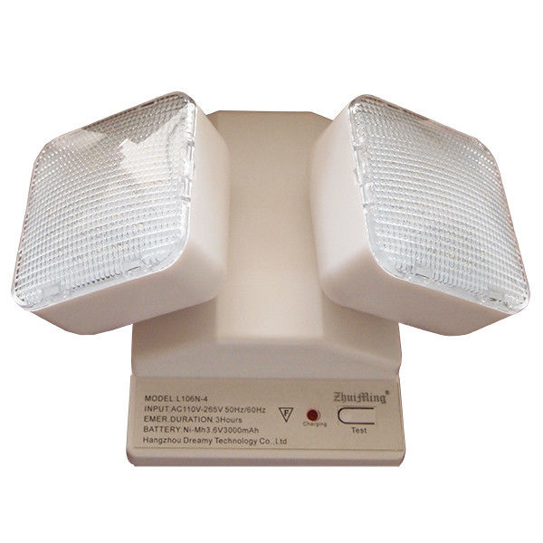 壁掛け式LEDツインスポット非常灯 3.6V Ni-Cdバッテリー IP20 TL030CN